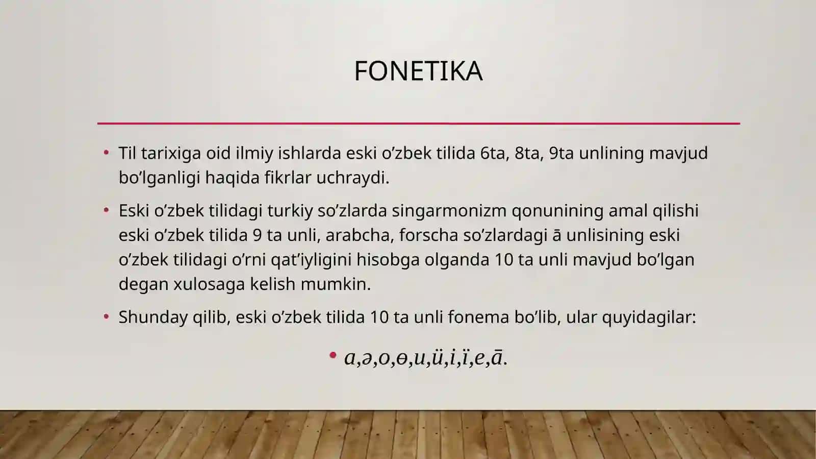 Eski o‘zbek tilining morfologiyasi. Ot va sifat so‘z turkumari 4