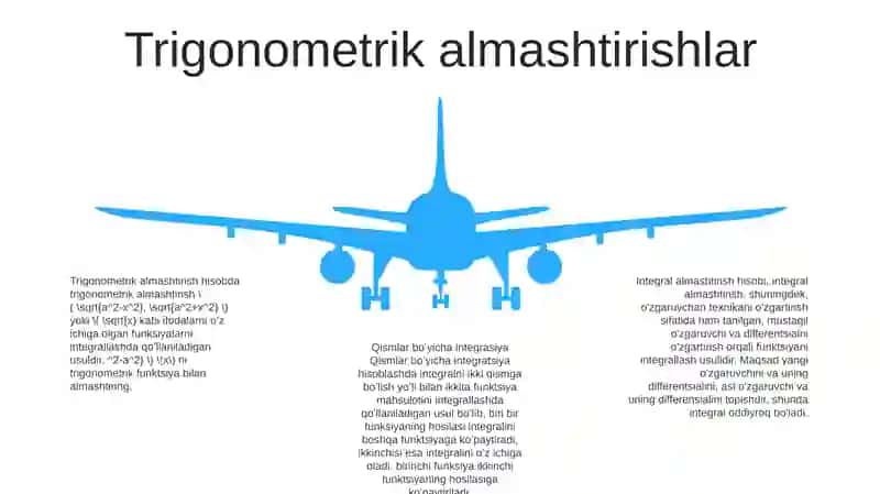 Aniq Integralda OʻZgaruvchini Almashtirish 4