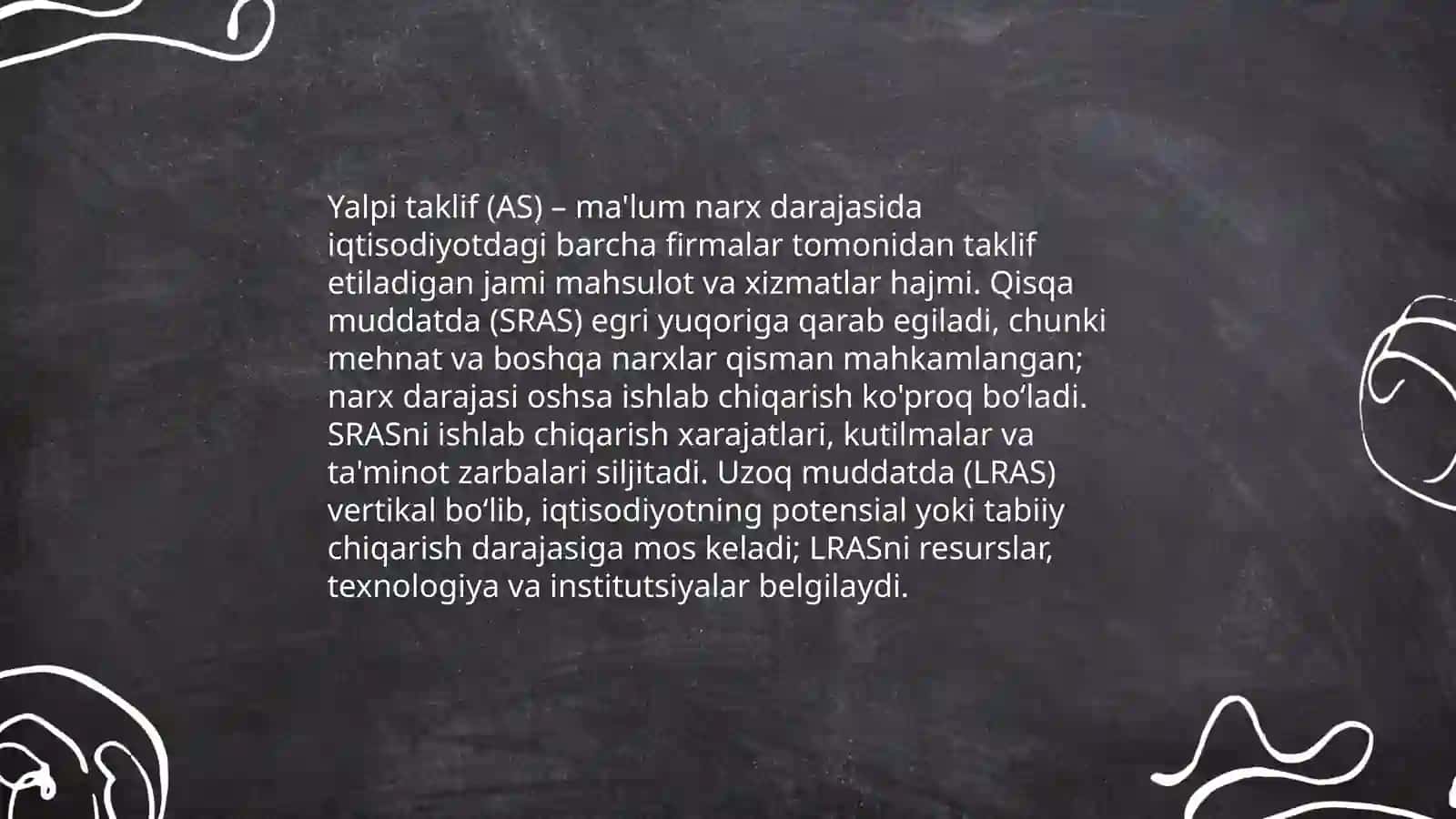 Yalpi talab va yalpi taklif 4
