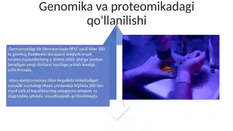 Xromotogirafiyaning tibbiy izlanishlardagi imkoniyatlari 4