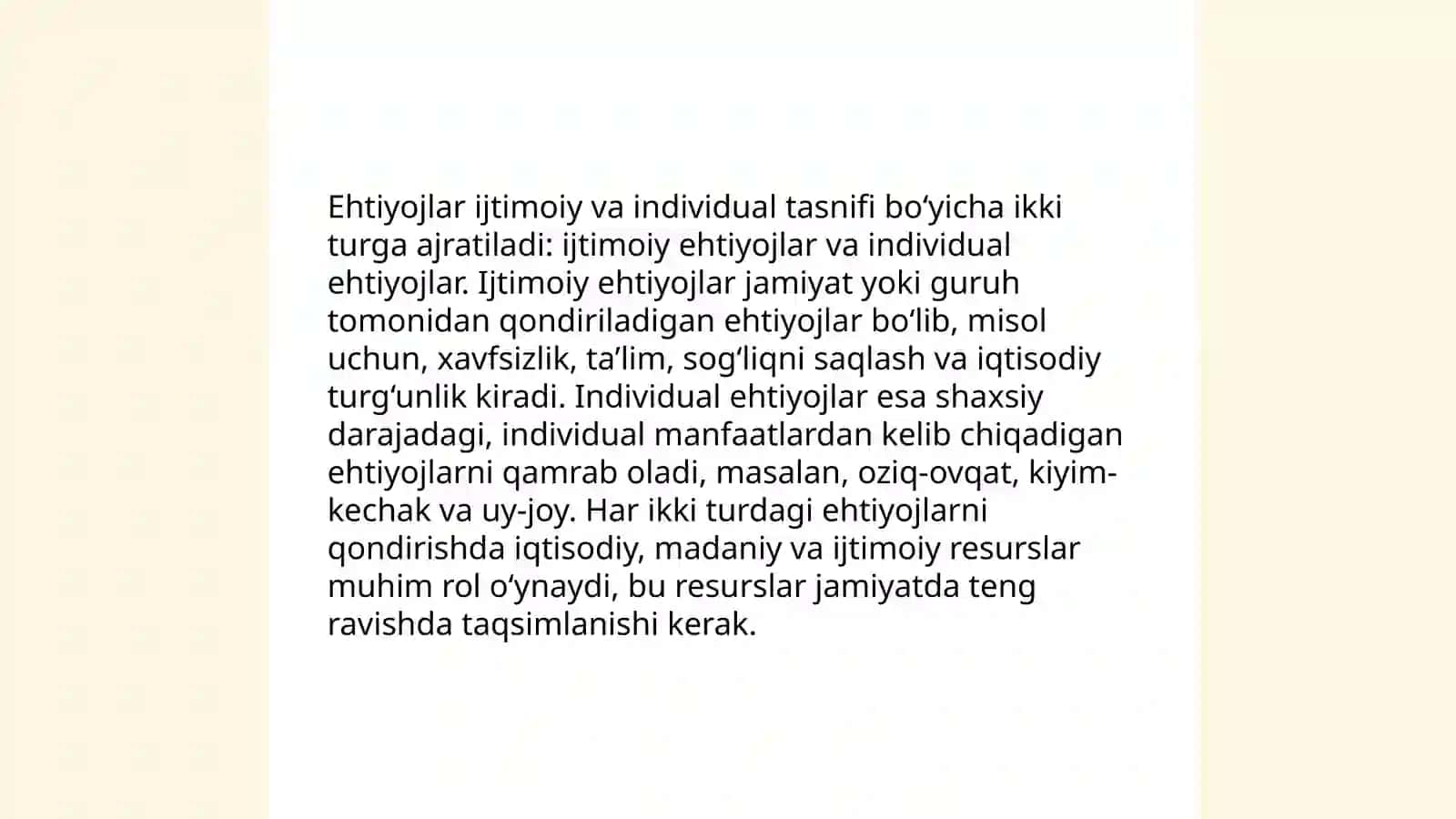 Umumiy Psixologiya Ehtiyojlarning Klasifikasiyasi 4