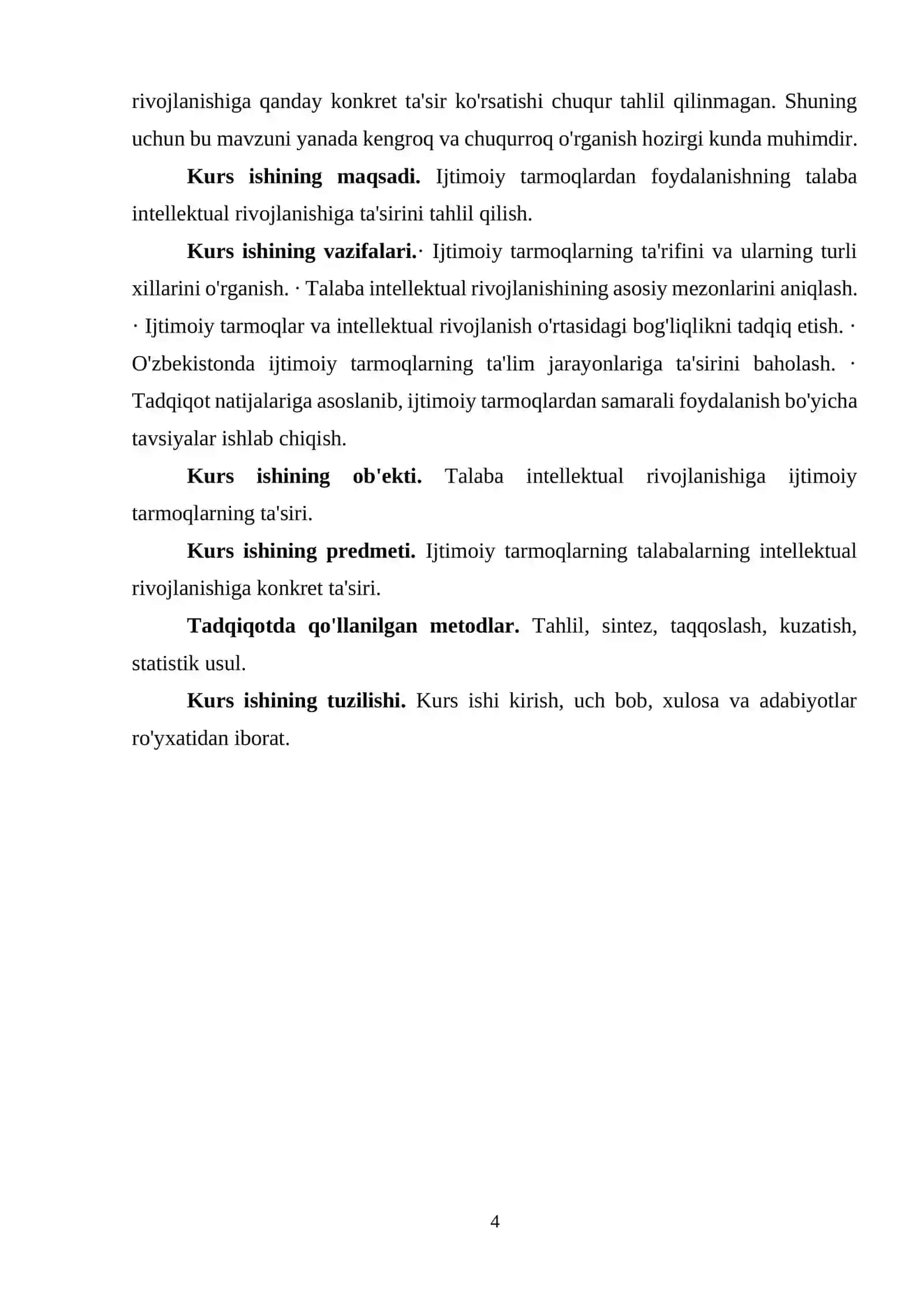 Ijtimoiy tarmoqlardan foydalanishning talaba intellektual rivojlanishiga ta'siri 4