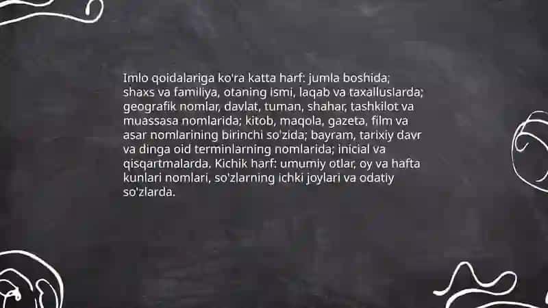 Imlo qoidalari 4