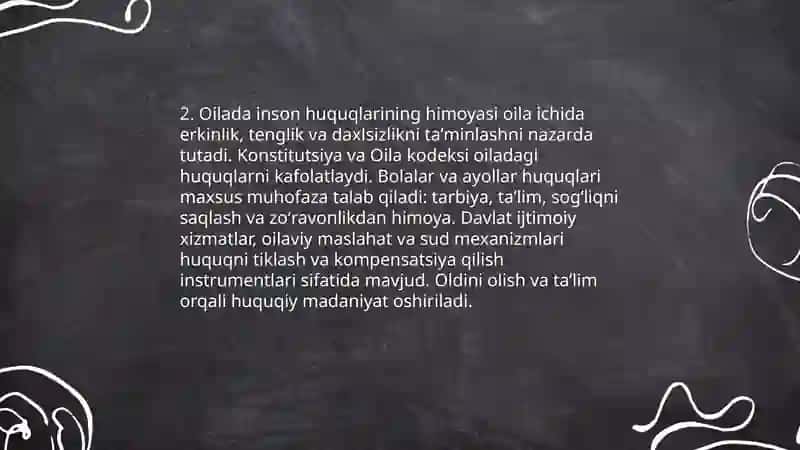 Oilaning jamiyat barqarorligidagi roli 4