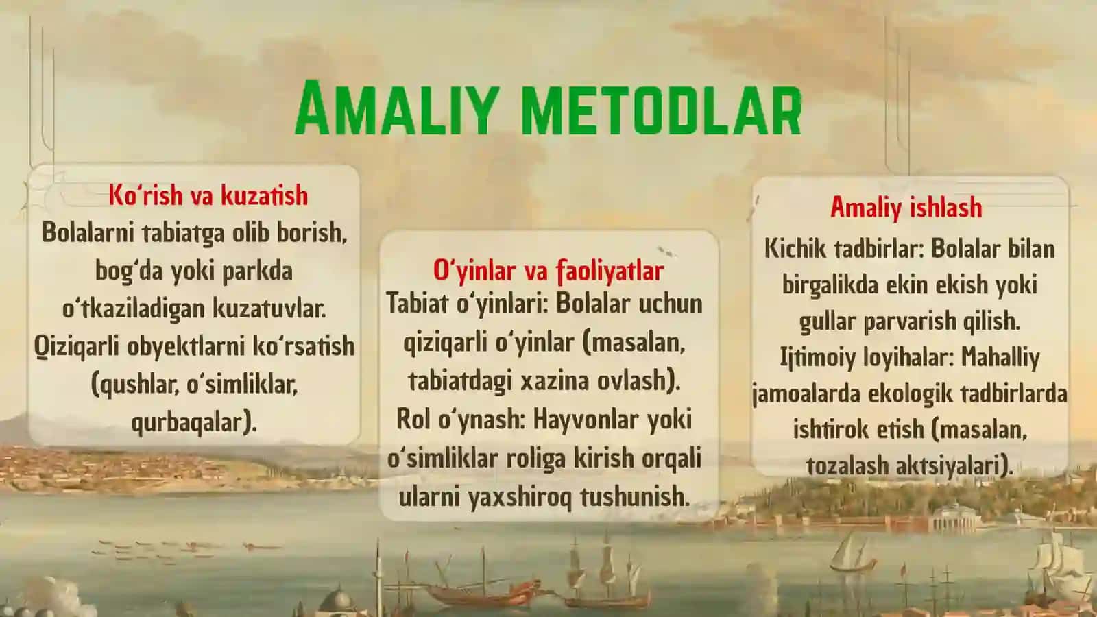 Tabiat bilan tanishtirishda amaliy metodlar 4