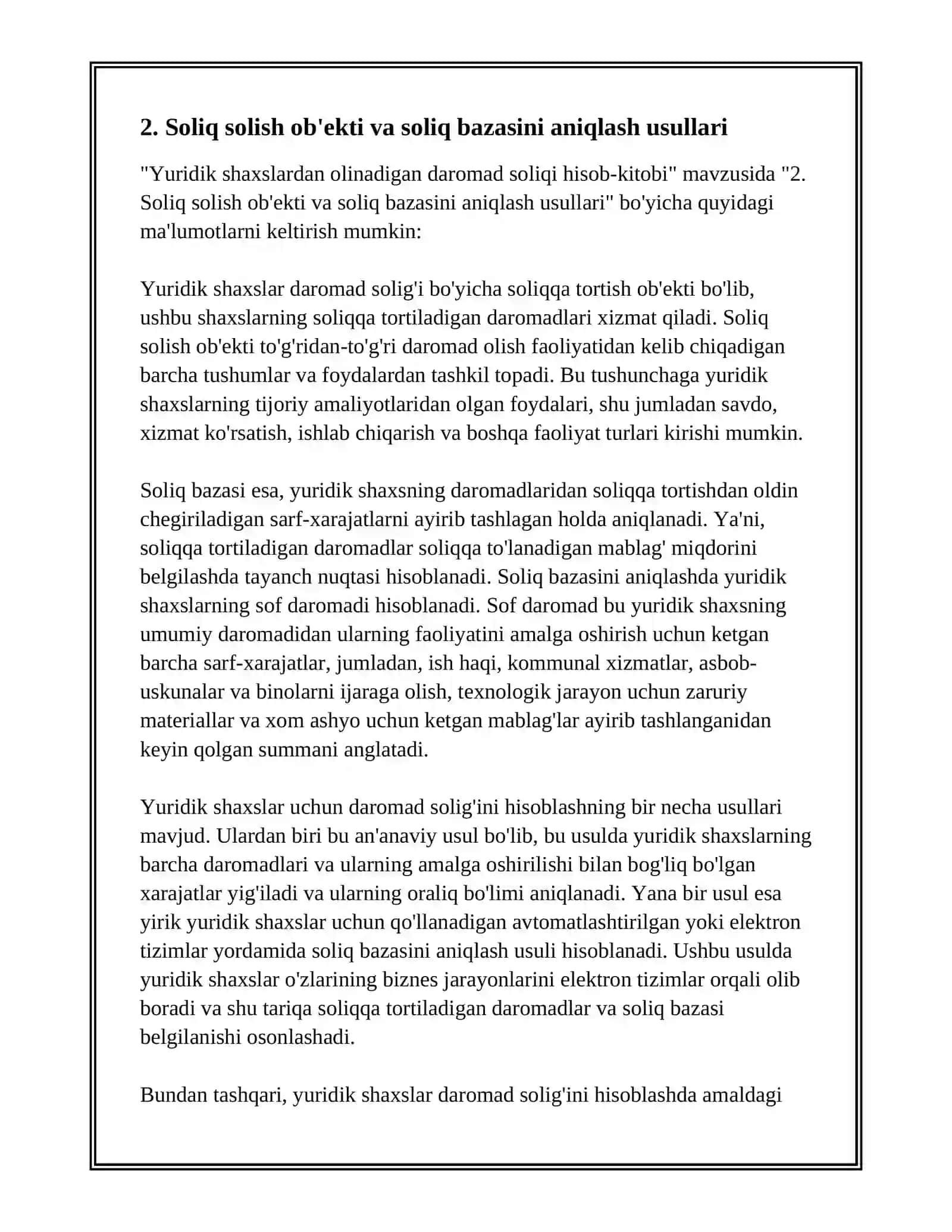 YURIDIK SHAXSLARDAN OLINADIGAN DAROMAD SOLIG'I HISOB KITOBI 4