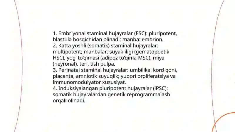 Regenerativ tibbiyotga kirish va asosiy tamoyillar 4