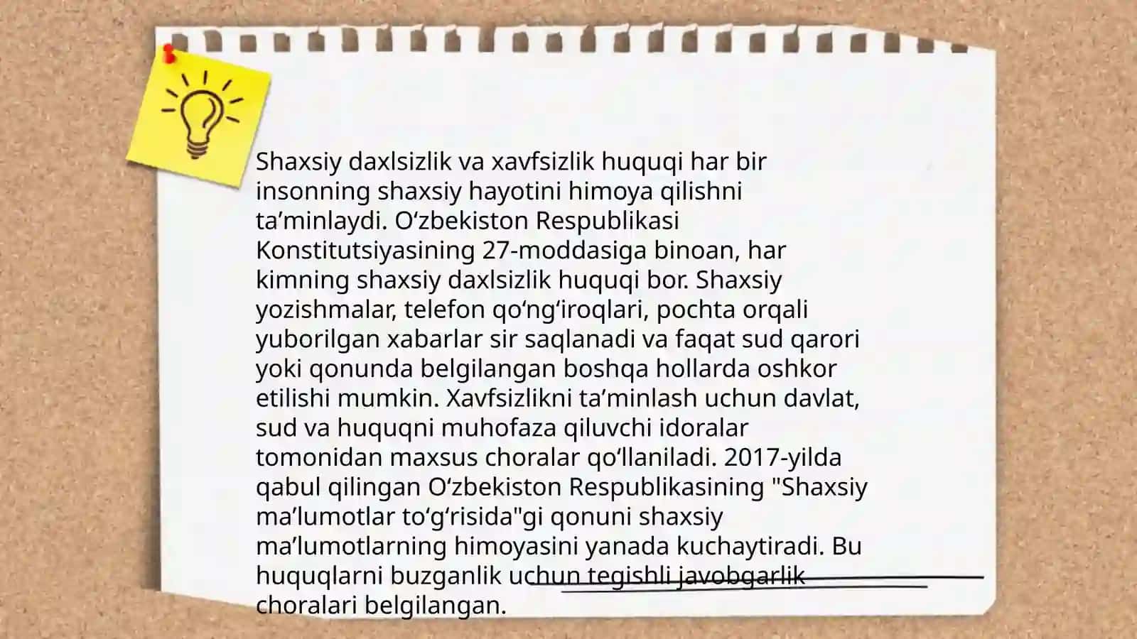 Inson huquqlariga oid muhim kafolatlar va ijtimoiy majburiyatlar 4