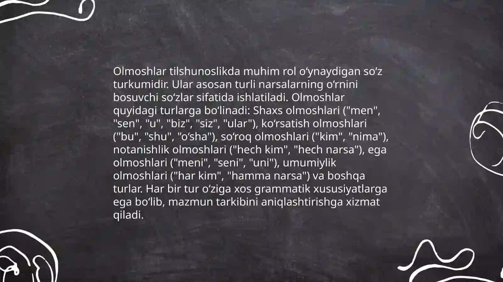 Olmosh she turkumi 4