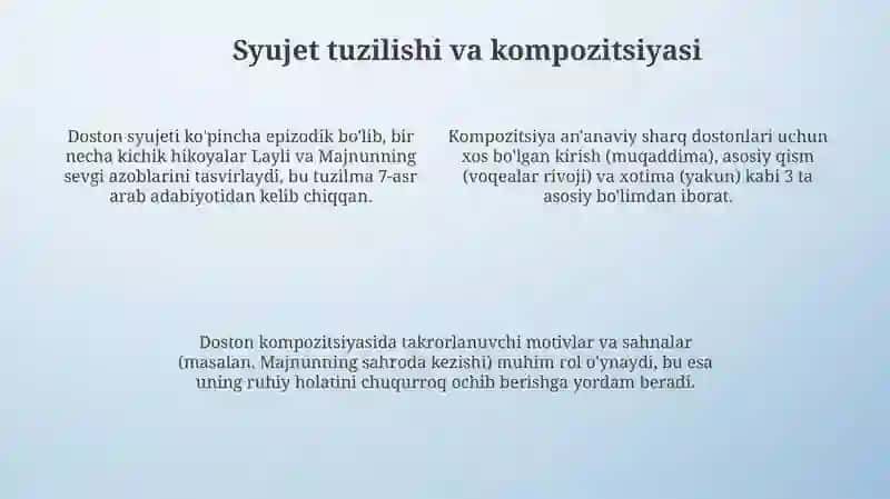 Layli va Majnun tahlili 4