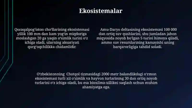 Ekologiya asoslari fan haqida tushuncha 4
