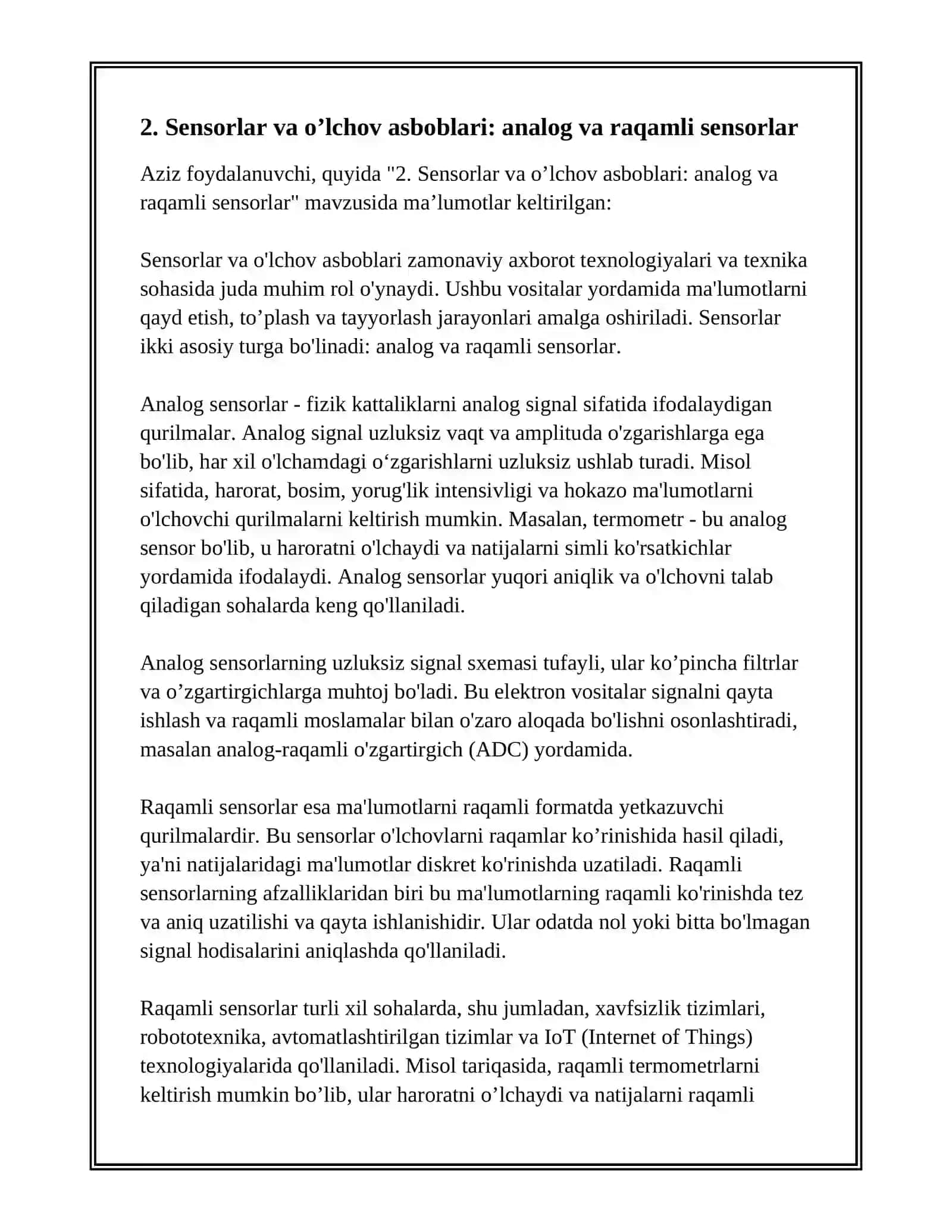 MA’LUMOTLARNI QAYD ETISH, TO’PLASH VA TAYYORLASH TEXNIK VOSITALARI 4