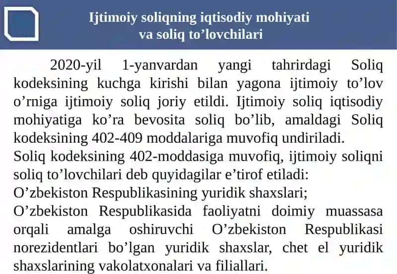 Ijtimoiy soliq va mahalliy yig‘imlar. Elektron hisobot va uni jo‘natish tartibi 4