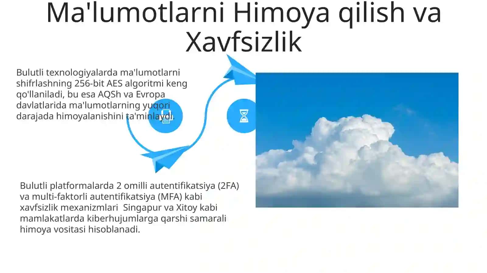 Bulutli hisoblashning asoslari va operatsion tizimlarda qo'llanilishi 4