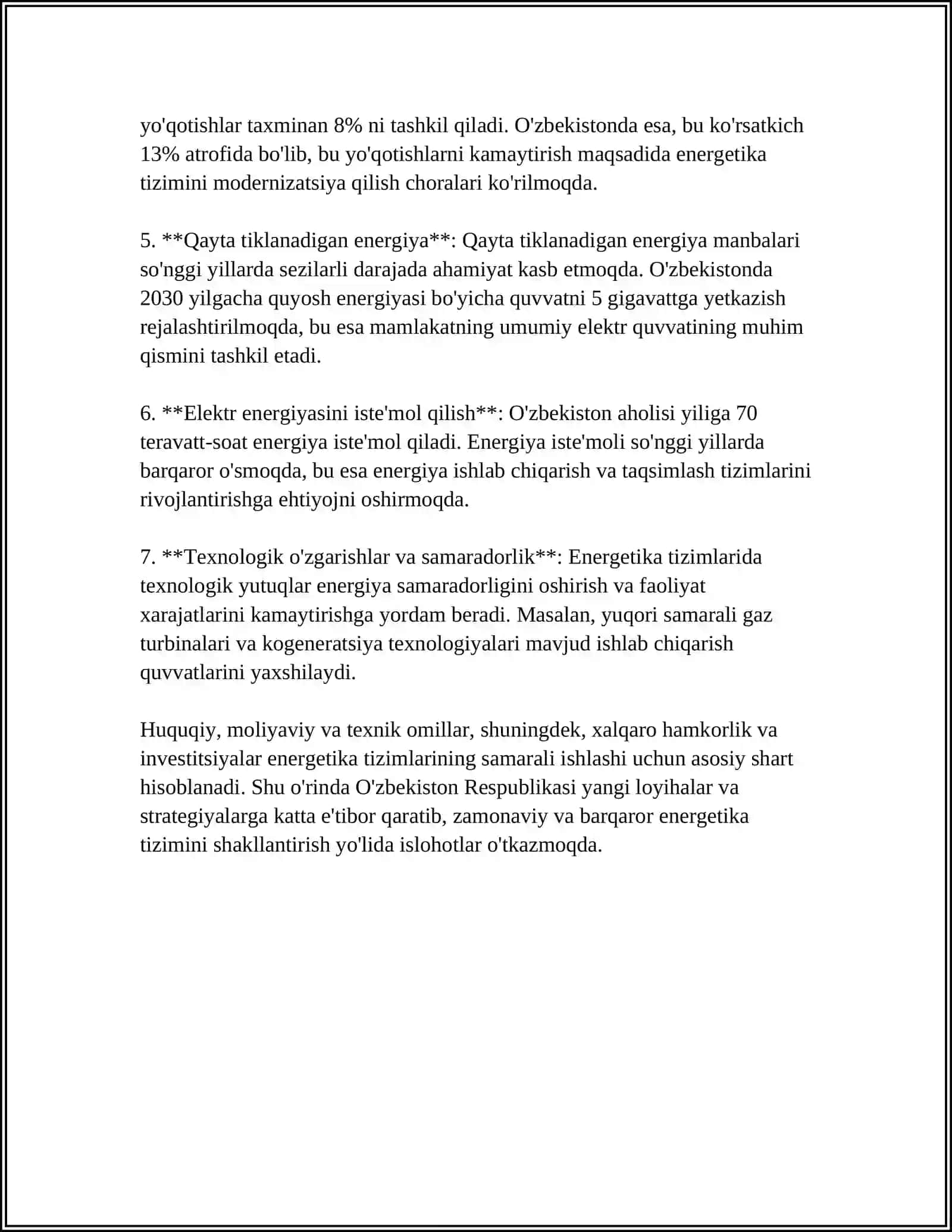 BUXORO MUXANDISLIK TEXNALOGIYA INSTITUTI ENERGETIKA FAKULTETI 4