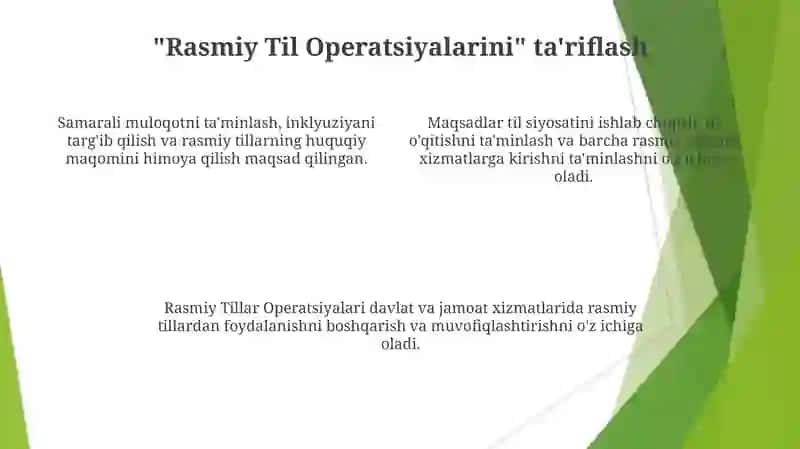 "Davlat tilida ish yuritish" fanining maqsad va vazifalari 4