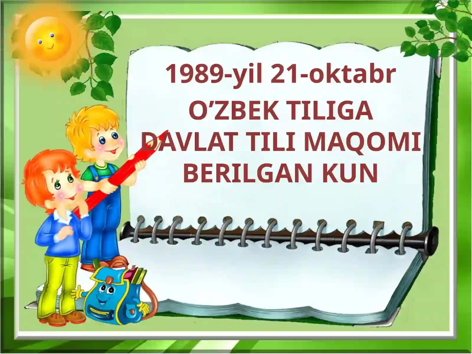 O’QISH fanidan BIR soatlik darsi uchun taqdimoti 4