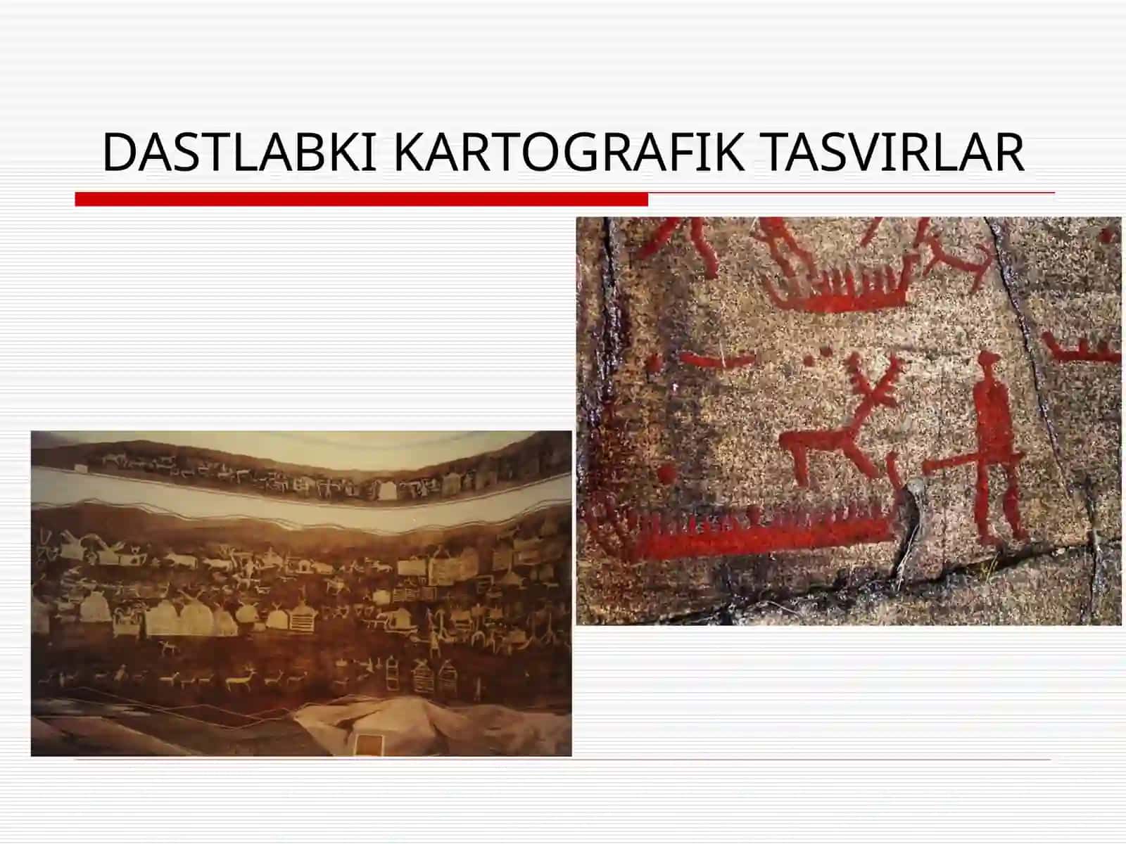 Topografiya va kartografiya tarixi to’g’risidagi dastlabki ma’lumotlar 4