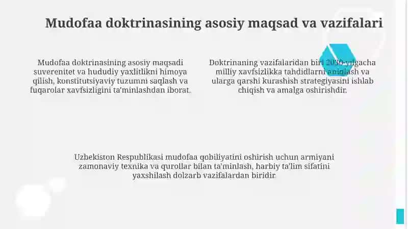 Mudofaa Doktrinasining mazmuni 4