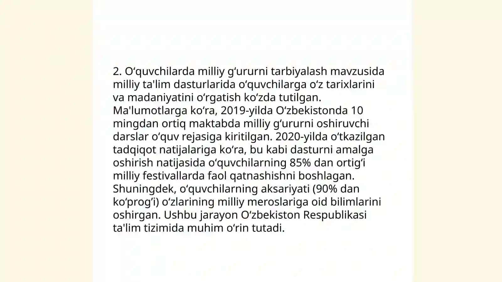 Boshlang'ich sinf o'quvchilarida Vatanga muhabbat hissini shakillantirishning pedagogik jihatkari 4