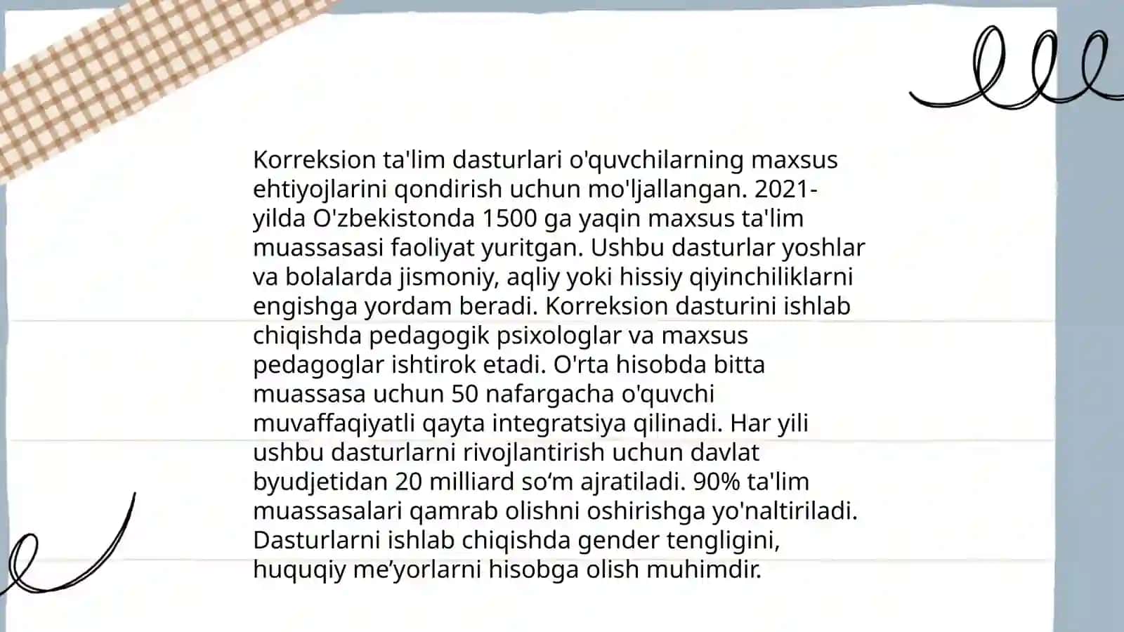 Korreksion pedagogika ishlarini tashkil etish yordam koʻrsatish usullari 4