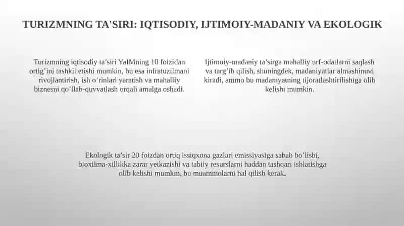 Turizmning asosiy turlari va ularning xususiyatlari 4