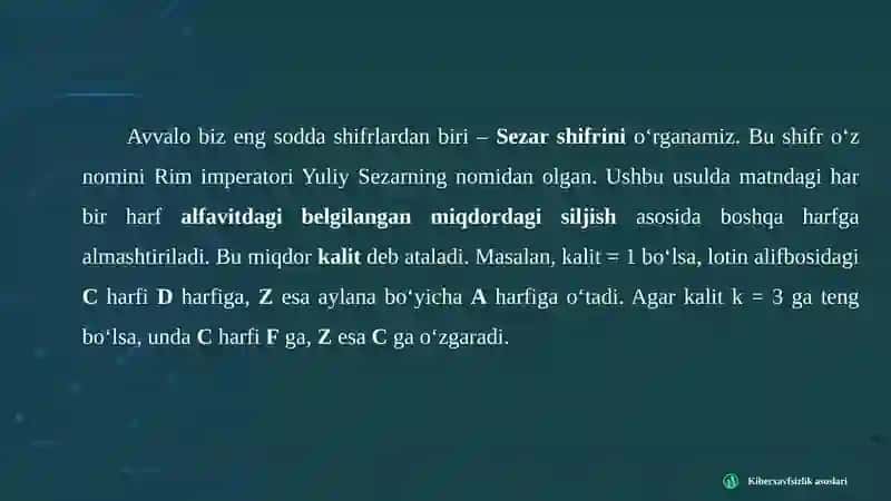 Kiberxavfsizlik asoslari 4