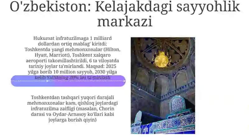 O'zbekiston turizm salohiyati 4