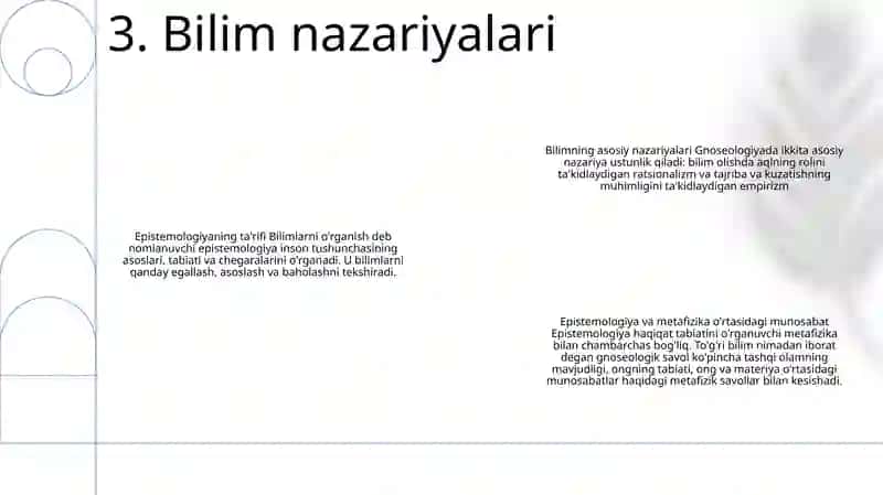 Gnoseologiya-Bilishni O'Rganuvchi Falsafa Sohasi 4