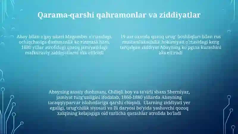 Abay romanidagi qahramonlar 4