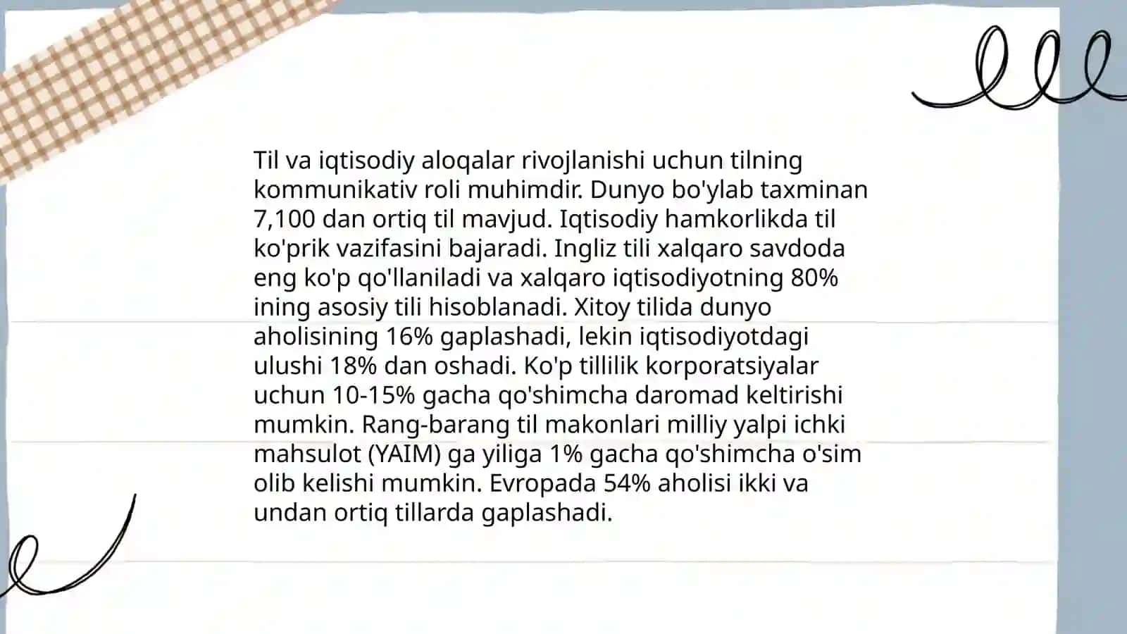 Til va madaniyat aloqalari 4