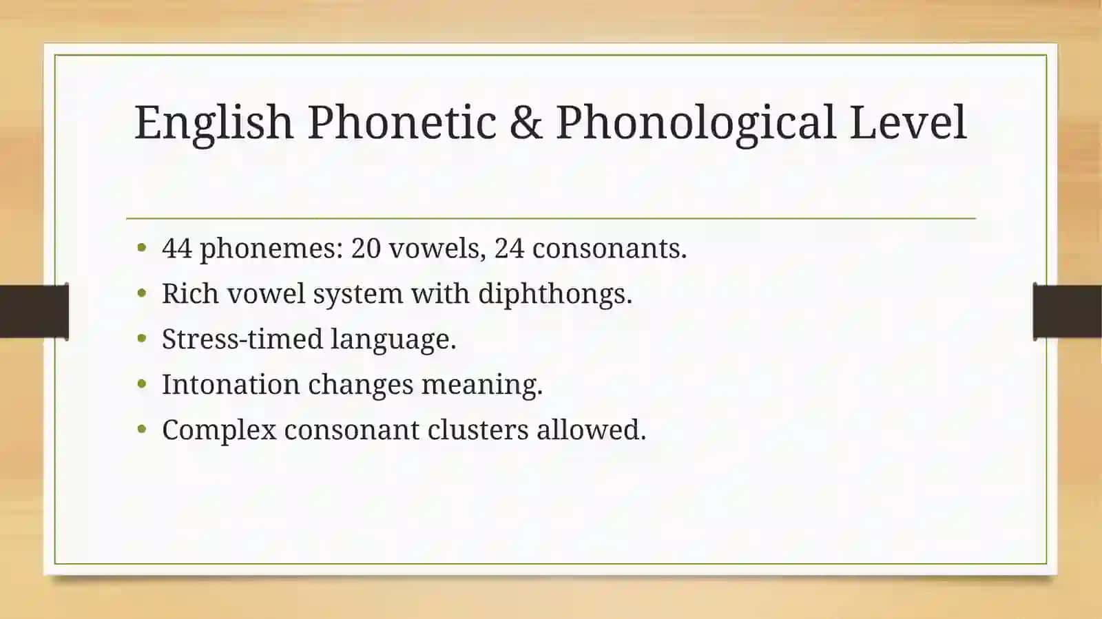Typology of Phonetic and Phonological Level of English, Uzbek, and Russian Languages 4