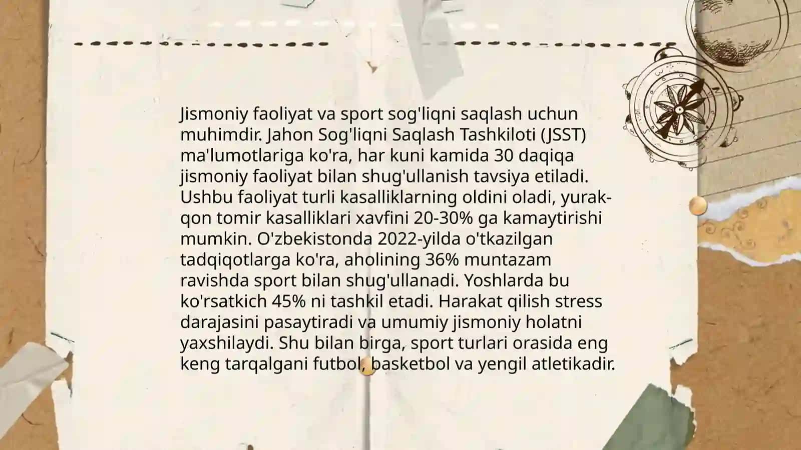 Sogʻlom turmush tarzi 4