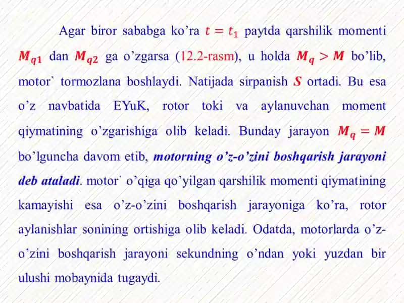 ASINXRON MOTORNING MEXANIK XARAKTERISTIKASI 4