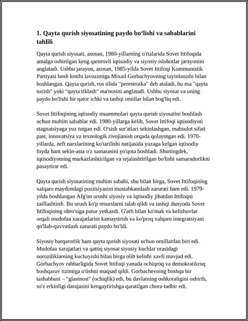 QAYTA QURISH SIYOSATI VA UNING OQIBATLARI 4