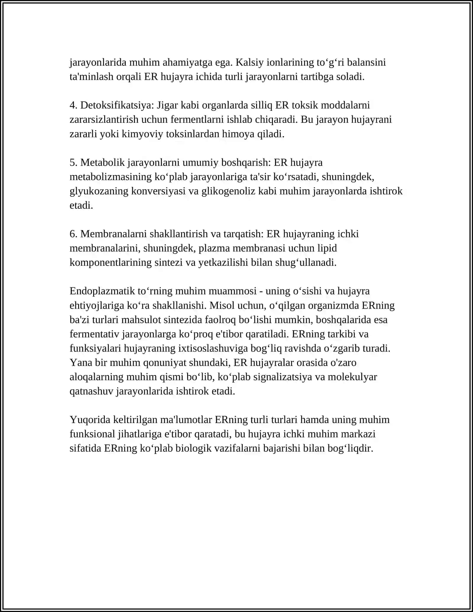 ENDOPLAZMATIK TOʻR VA ULARNING TURLARI 4
