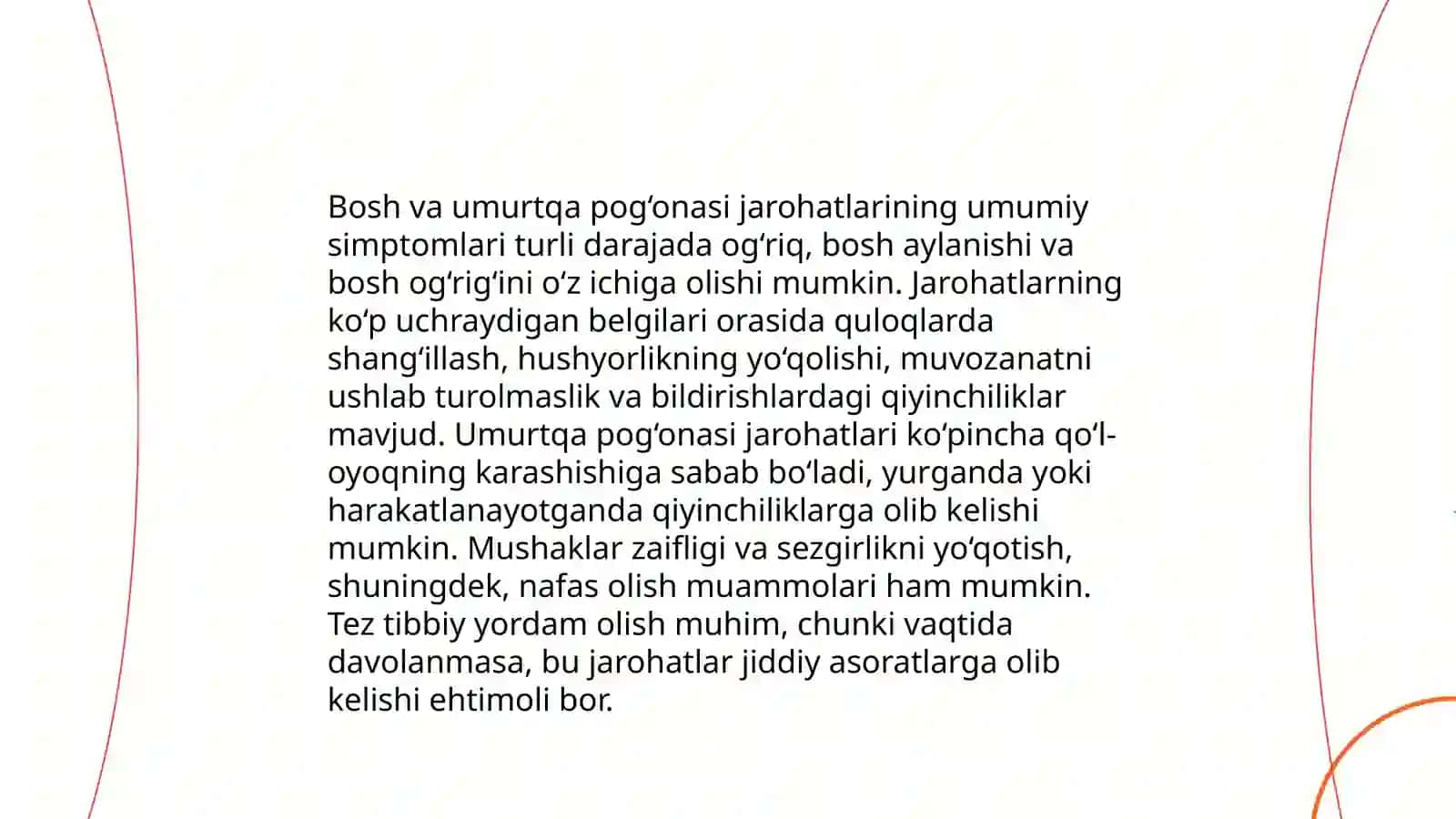 Bosh va umurtqa pogʻonasi qoʻshma jarohatlari 4