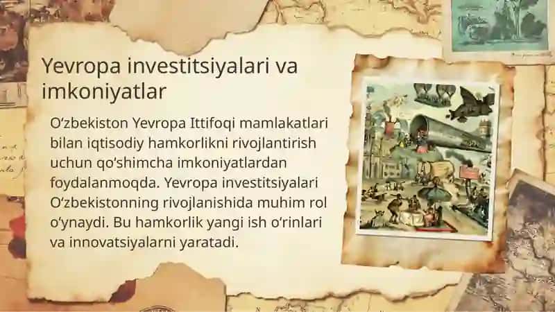 O'zbekistonning Yevropa ittifoqi mamlakatlari bilan istoqbolli hamkorliklari 4