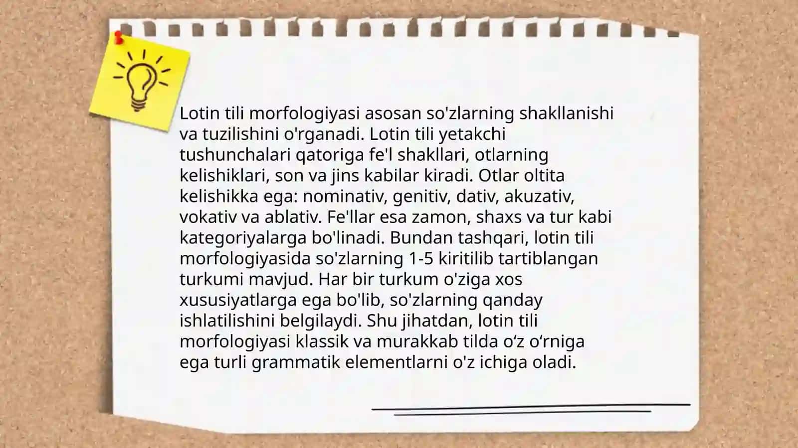 Lotin tili gaplarining strukturasi 4
