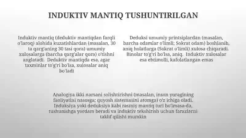 Induksiya deduksiya va anologiya 4