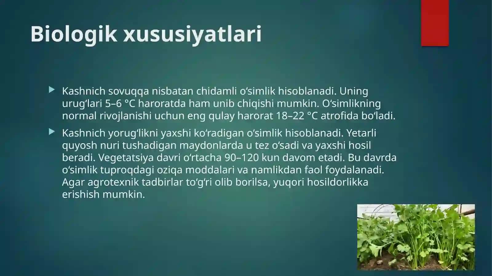 KASHNICH BIOLOGIYASI VA YETISHTIRISH TEXNOLOGIYASI 4