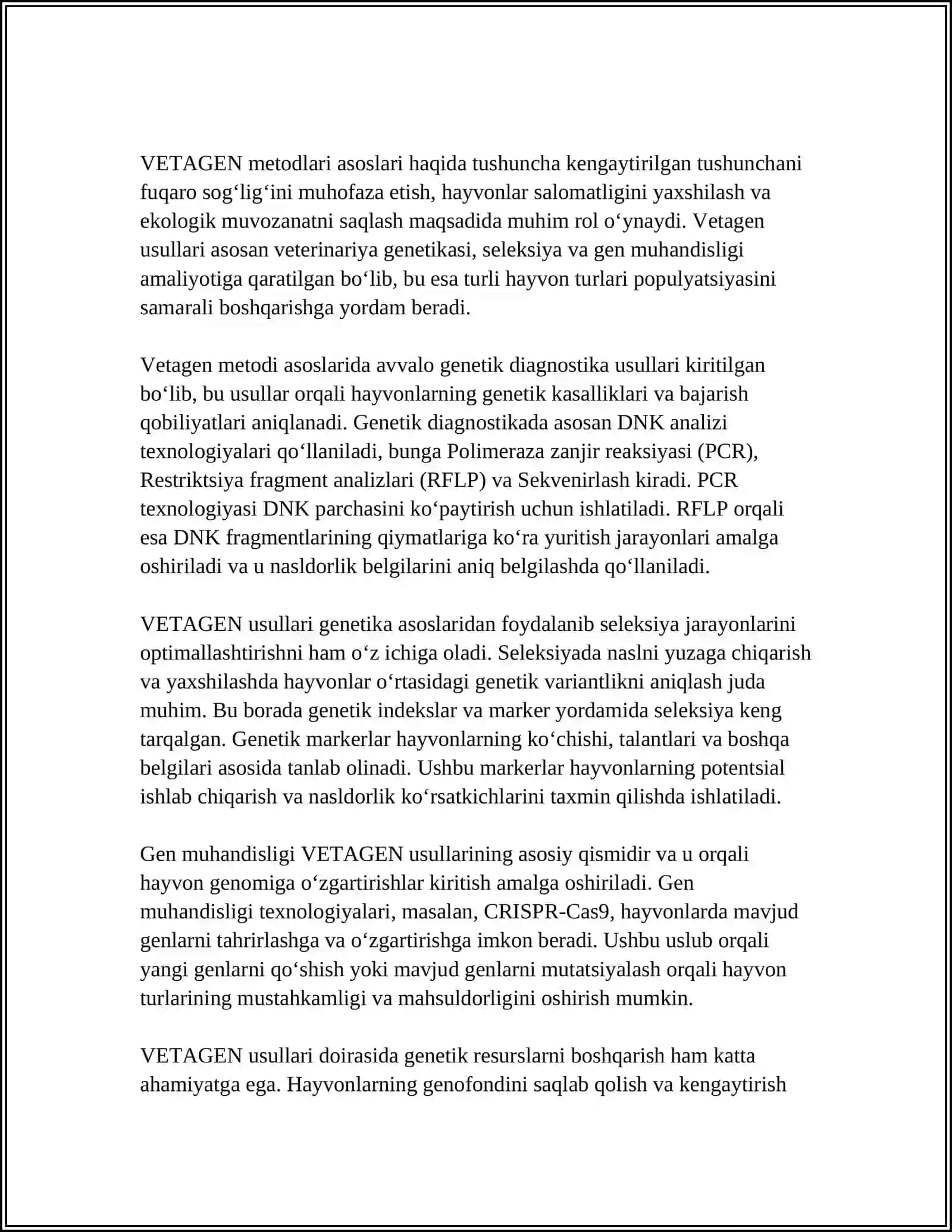 VETAGEN METODI ASOSIDA O’QITUVCHINING ISH TAJRIBASINI O’RGANISH VA UMUMLASHTIRISH 4