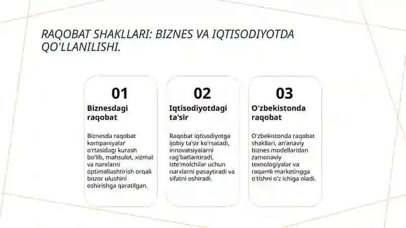 Raqobat kurashning shakllari va usullari 4