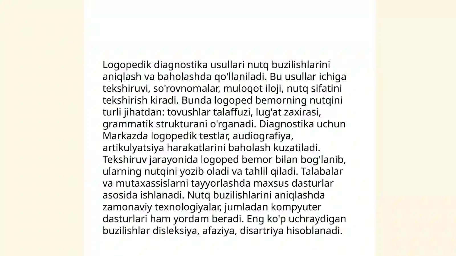 Nutqiy kamchilikning turlari va sabablari 4
