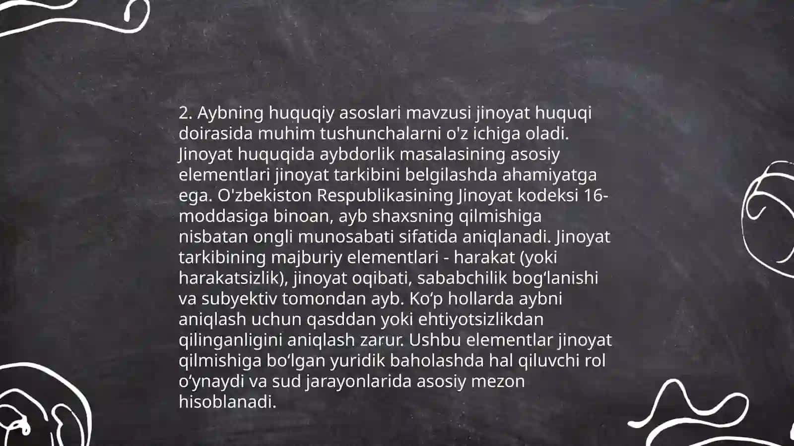 Ayb tushunchasi va shakllari 4