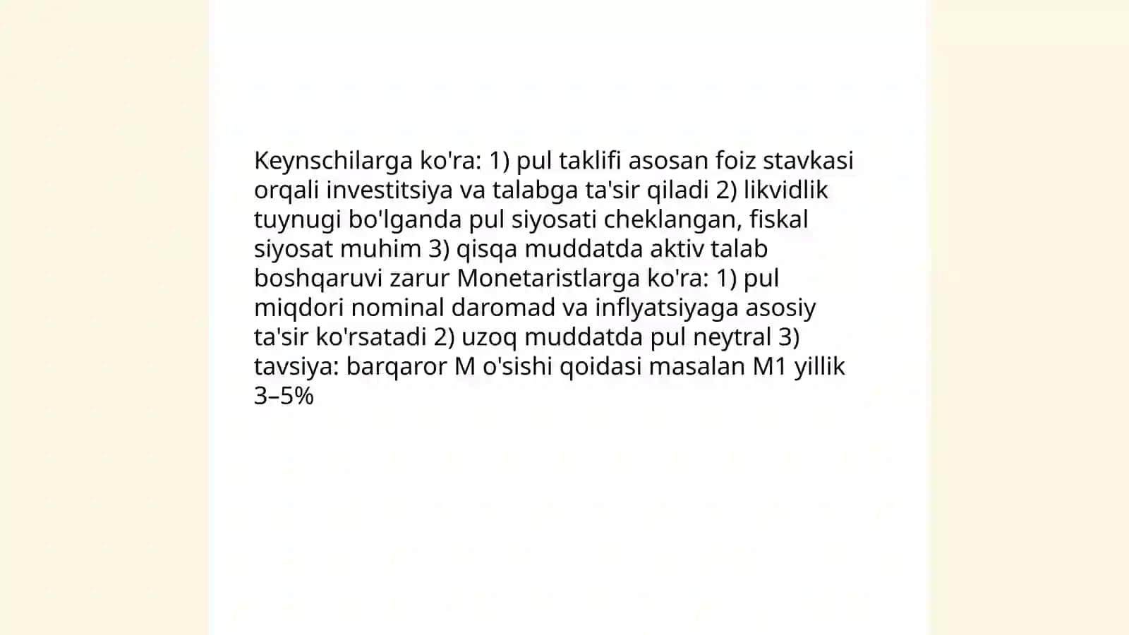 Fiskal siyosat va monetar siyosat 4