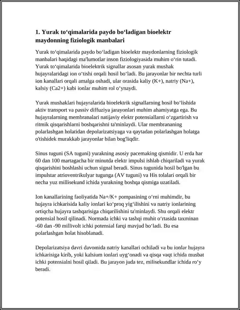 TIRIK ORGANIZMLARDA KUZATILADIGAN ELEKTR MAYDON 4