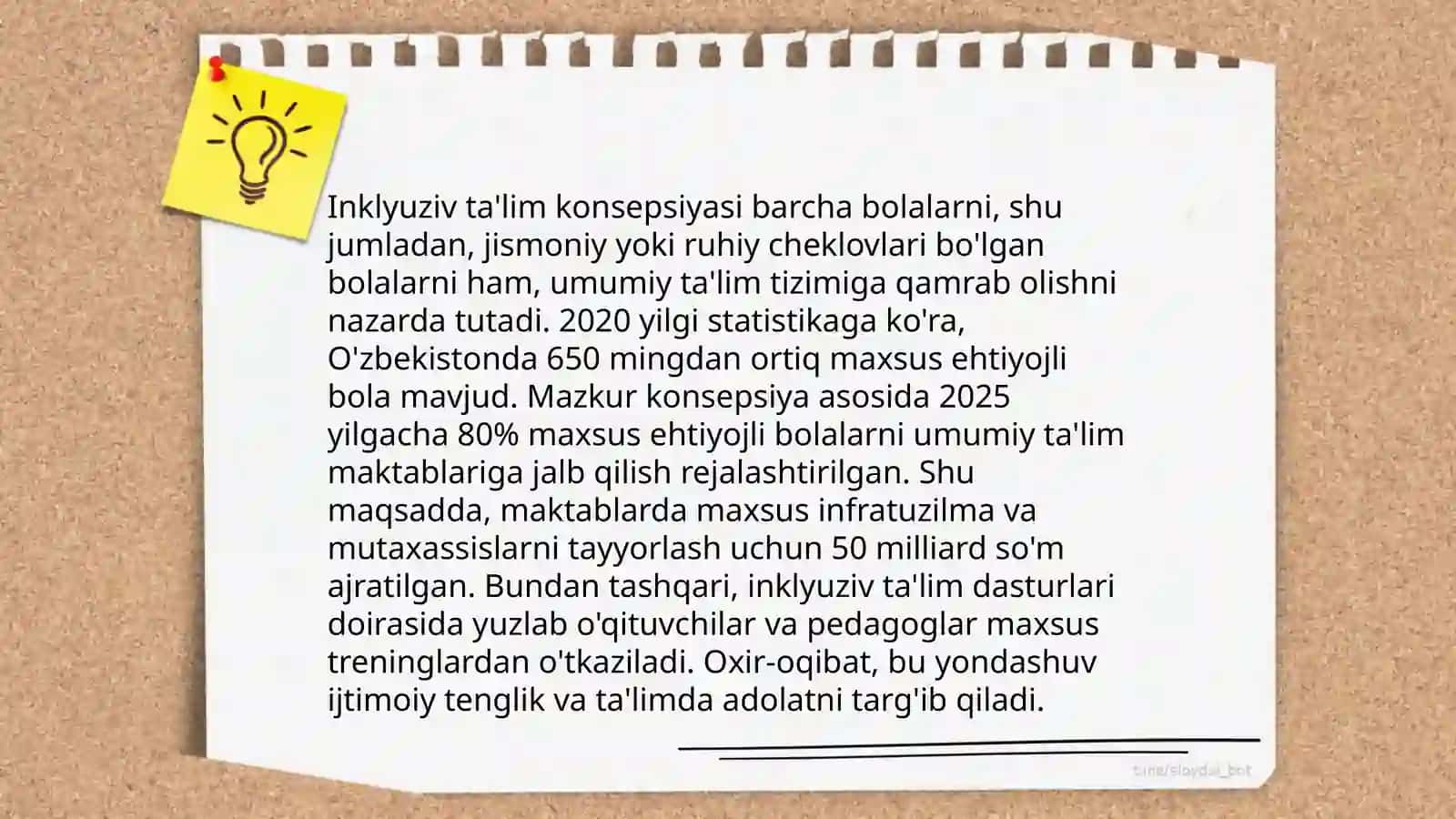 Inklyuziv taʼlimga bo'lgan ehtiyot va uning sabablari 4