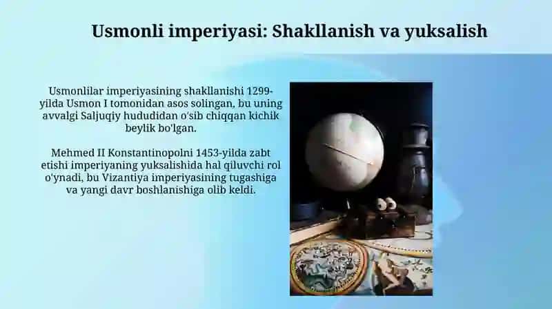 Turkiya davlati tarixi rivojlanishi va zamonaviy Turkiya haqida maʼlumotlar 4