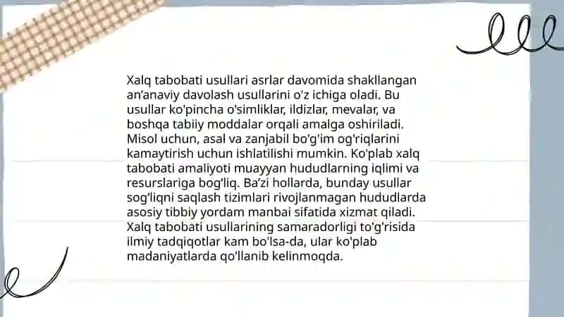 Yurak qon tomir kasalliklarida xalq tabobatining profilaktikasi va davolash usullari 4